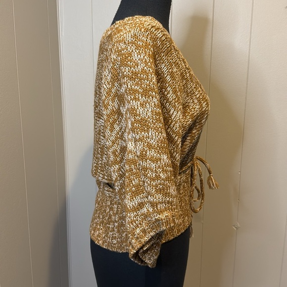 NWOT Loverocks Women’s Large Button Down Cardigan Drawstring Crochet Knit V Neck - Picture 3 of 6